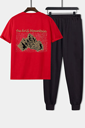 Uyguntarz Unisex Arid Mountain Baskılı 2'li Eşofman Takımı