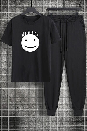 Uyguntarz Unisex Dream Baskılı 2'li Eşofman Takımı