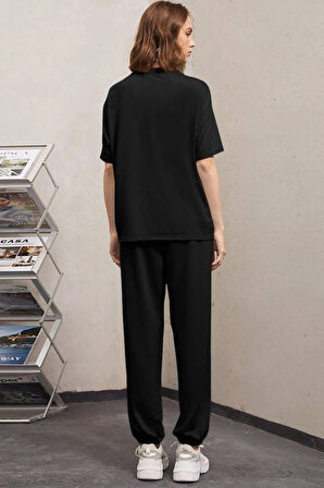 Uyguntarz Unisex Pamuklu 2'li Eşofman Takımı