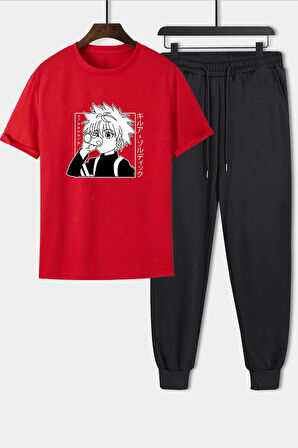 Uyguntarz Unisex Killua Zoldyck Baskılı 2'li Eşofman Takımı