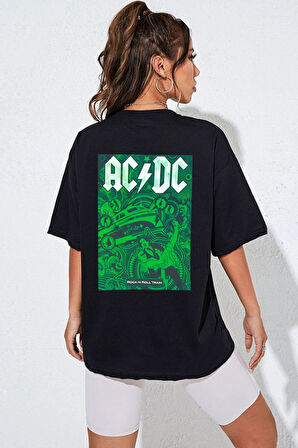 Unisex Acdc Baskılı T-shirt