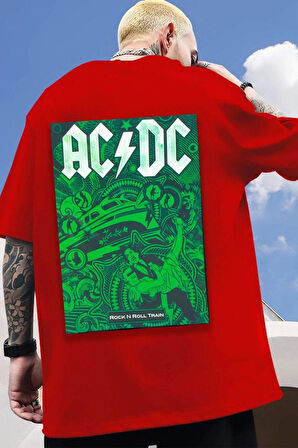 Unisex Acdc Baskılı T-shirt