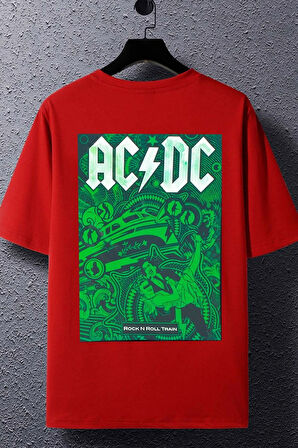 Unisex Acdc Baskılı T-shirt