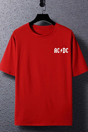 Unisex Acdc Baskılı T-shirt