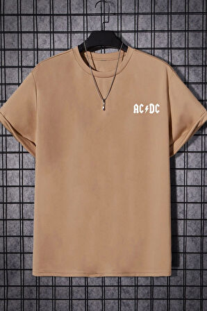 Unisex Acdc Baskılı T-shirt