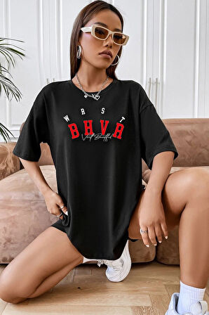 Unisex Bhvr  Baskılı T-shirt