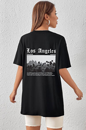 Uyguntarz Unisex Los Angles Tasarım Tshirt