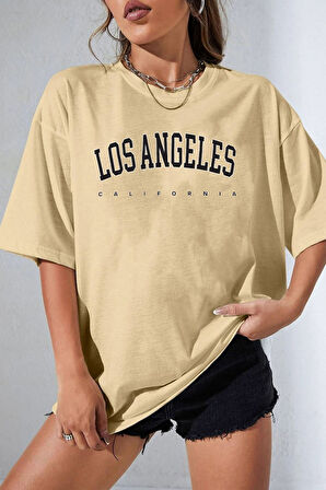 Uyguntarz Unisex Los Angles Tasarım Tshirt