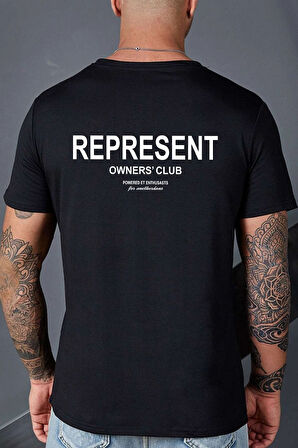 Unisex Represent  Baskılı T-shirt