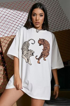 Kaplan Baskılı Tasarım Tshirt