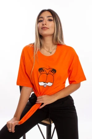Garfield Emoji Tasarım Tshirt