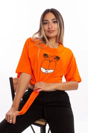 Garfield Emoji Tasarım Tshirt
