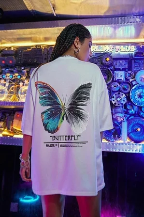 The Butterfly Tasarım Tshirt