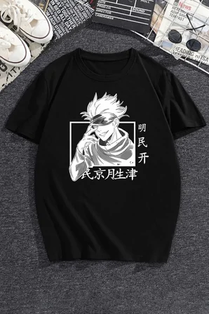 Anime Modası Tasarım T-shirt