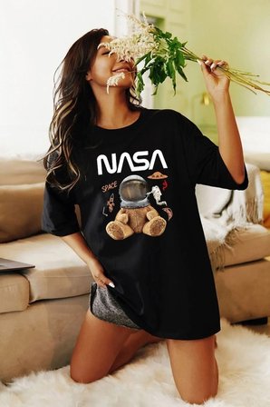 Nasa Baskılı Tshirt