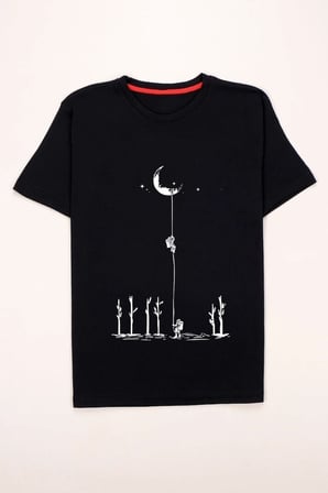 Uzay Temalı Tasarım Tshirt