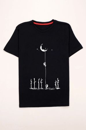 Uzay Temalı Tasarım Tshirt