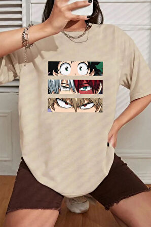 Uyguntarz Unisex Ken Kaneki Baskılı T-shirt