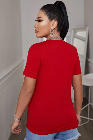 Uyguntarz Unisex Aloha Baskılı T-shirt