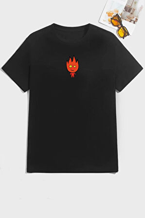 Uyguntarz Unisex Ateş Avatar Baskılı T-shirt
