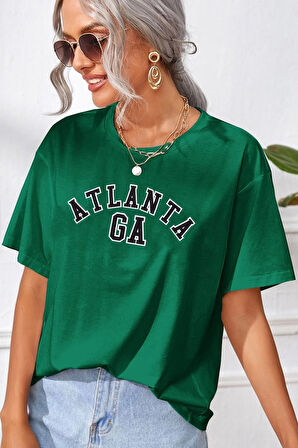 Uyguntarz Unisex Atlanta Baskılı T-shirt