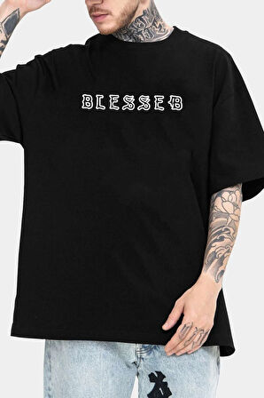 Uyguntarz Unisex Blesseb Baskılı T-shirt