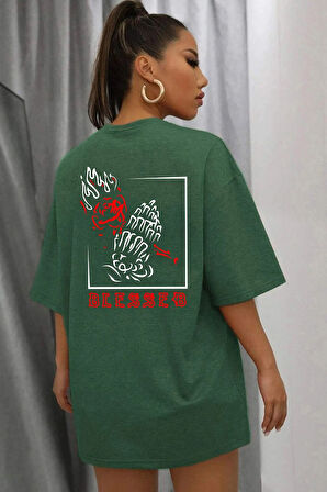 Uyguntarz Unisex Blesseb Baskılı T-shirt