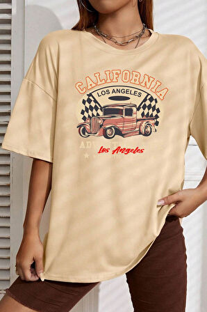 Uyguntarz Unisex California Baskılı T-shirt