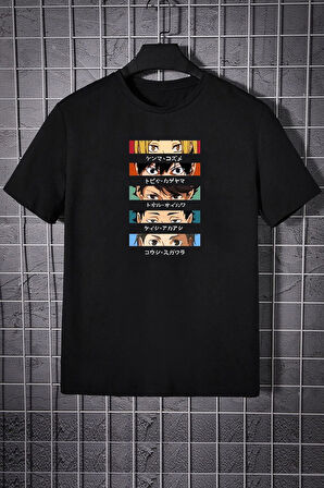 Uyguntarz Unisex Cosplay Haikyuu Baskılı T-shirt