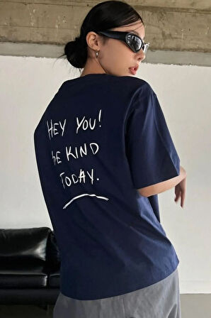 Uyguntarz Unisex Hey you Baskılı T-shirt
