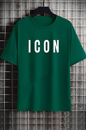 Unisex Icon Baskılı T-shirt