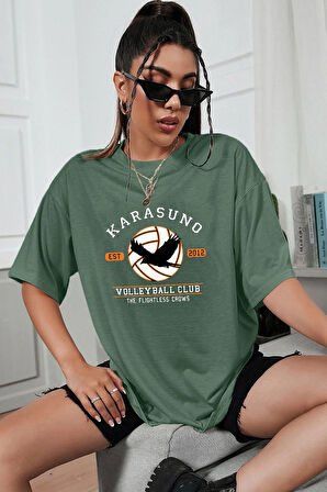 Uyguntarz Unisex Karasuno Baskılı T-shirt