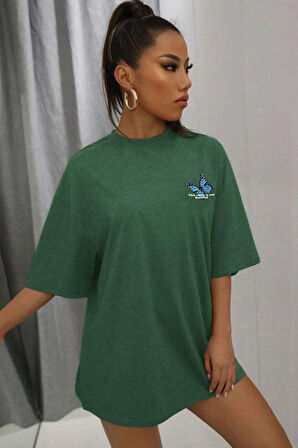 Uyguntarz Unisex Kelebek Baskılı T-shirt