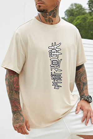 Uyguntarz Unisex Jujutsu kaisen Baskılı T-shirt