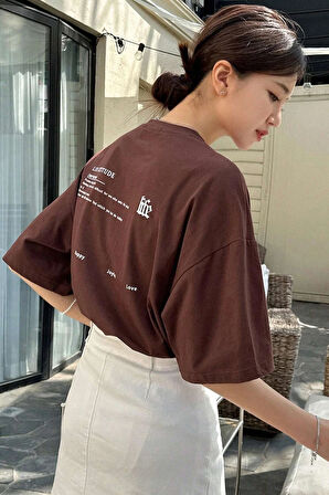 Uyguntarz Unisex Life Baskılı T-shirt