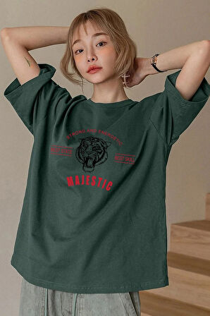 Uyguntarz Unisex Majestic Baskılı T-shirt