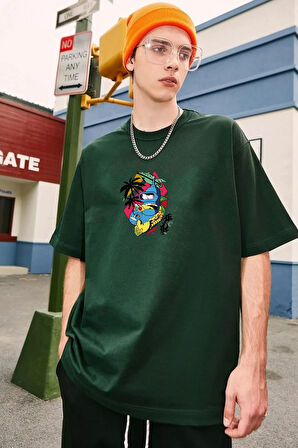 Uyguntarz Unisex Crazy Banana Baskılı T-shirt