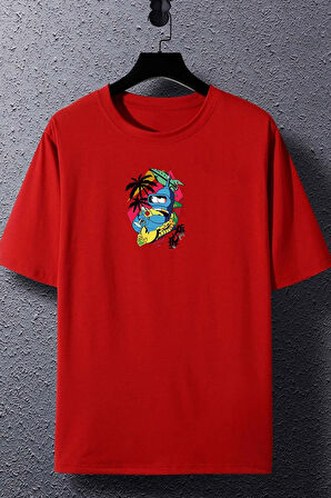 Uyguntarz Unisex Crazy Banana Baskılı T-shirt