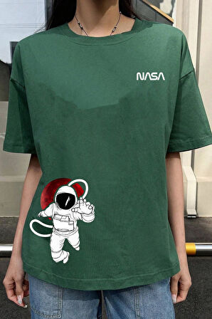 Uyguntarz Unisex Nasa Baskılı T-shirt