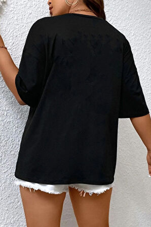 Uyguntarz Unisex Over Thinking Baskılı T-shirt