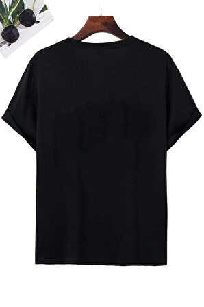 Uyguntarz Unisex Saturn Baskılı T-shirt