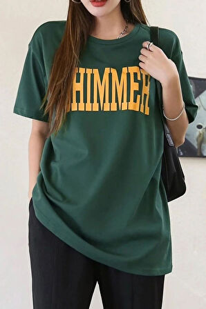 Uyguntarz Unisex Shimmer Baskılı T-shirt