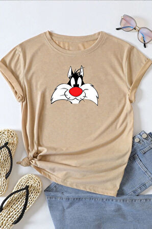 Uyguntarz Unisex Sylvester Baskılı T-shirt