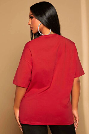 Uyguntarz Unisex Blue Butterfly Baskılı T-shirt