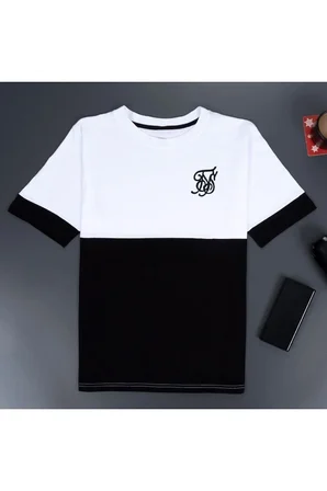 Fs Baskılı Siyah T-shirt