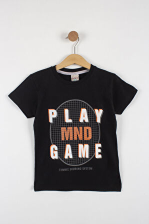 Erkek Çocuk Play Game Baskılı T-shirt