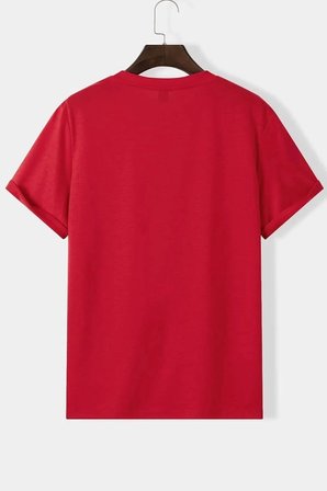 Unisex Nasa Baskılı T-shirt
