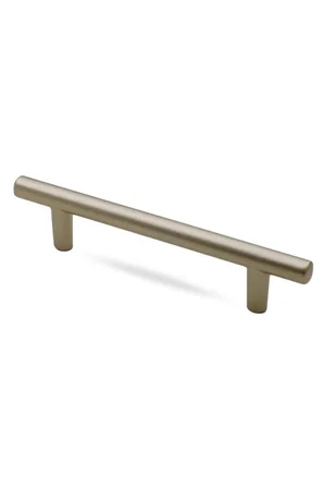 10 Adet Low Boylu 128 Mm Metal Saten Renk Mobilya Mutfak Dolap Çekmece Dolabı Kulpu Kulbu Kulpları.