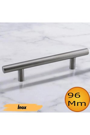 Mia Motan (96 mm - 9.6 cm) İnox Metal Mobilya Mutfak Çekmece Dolap Dolabı Kulbu Kulpu Kulpları.
