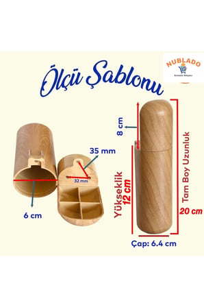 Nowis Bohem Mobilya Kanepe TV Ünitesi Koltuk Ayağı Baza Ayakları Ahşap Ceviz Desenli 12 cm 8 Adet.